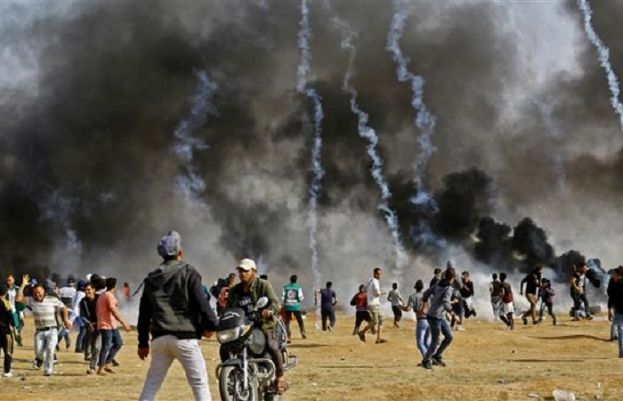 غزہ میں مظاہرین پر فائرنگ، شہدا کی تعداد پانچ ہو گئی