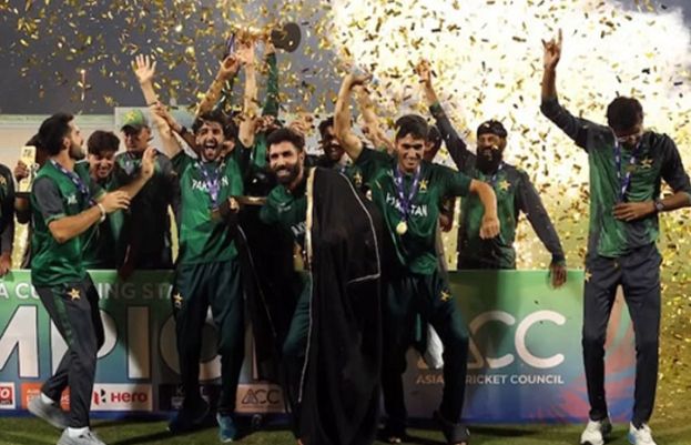 پاکستان انڈر 19 ٹیم ایشیا کپ جیت کر وطن واپس پہنچ گئی