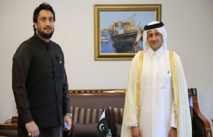 شہریار آفریدی اور قطری سفیر شیخ سعود