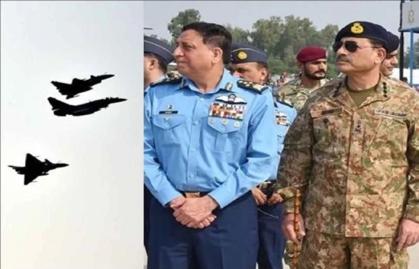 آرمی چیف جنرل سید عاصم منیر اور چیف آف ائر اسٹاف، ائر چیف مارشل ظہیر احمد بابر سدھو کثیر الملکی مشق ’’انڈس شیلڈ 2024 ‘‘ کا معائنہ کر رہے ہیں