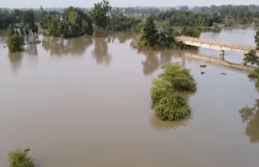 دریائے ستلج میں اونچے درجے کا سیلاب