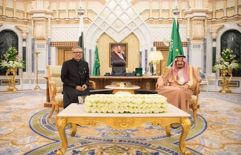 صدر مملکت کی سعودی فرمانروا شاہ سلمان بن عبدالعزیز سے ملاقات