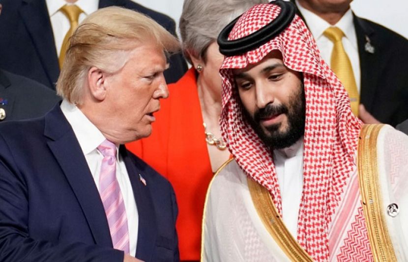 سعودی ولی عہد محمد بن سلمان اور امریکی صدر ڈونلڈ ٹرمپ