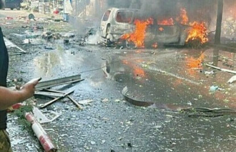  روس کا یوکرینی شہر ڈونیٹسک کے بازار میں حملہ