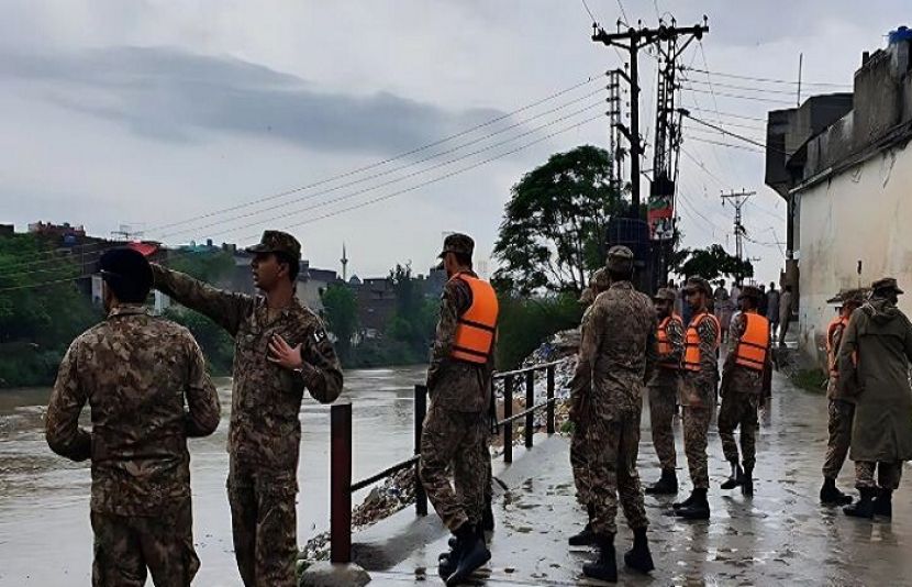 سیلاب کے پیش نظر پاک فوج تعینات