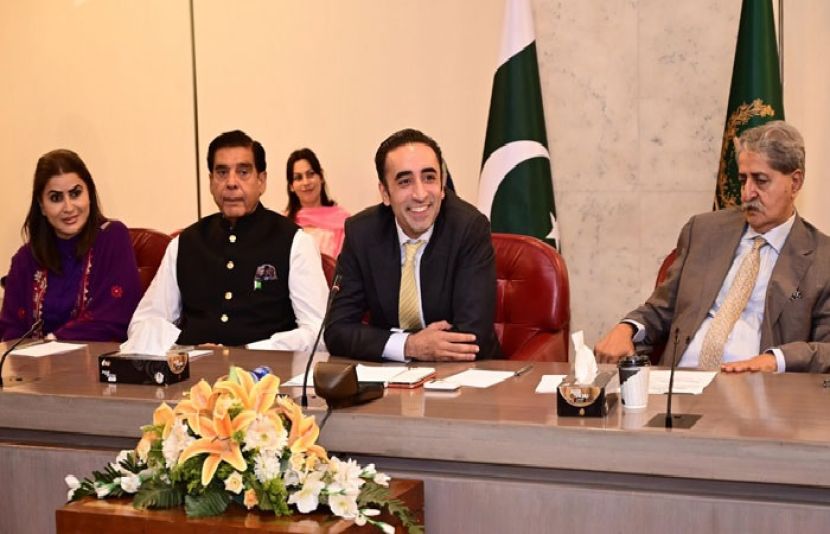 اسلام آباد میں بلاول بھٹو زرداری کی زیرصدارت پاکستان پیپلزپارٹی کا پارلیمانی پارٹی کا اجلاس ہو رہا ہے