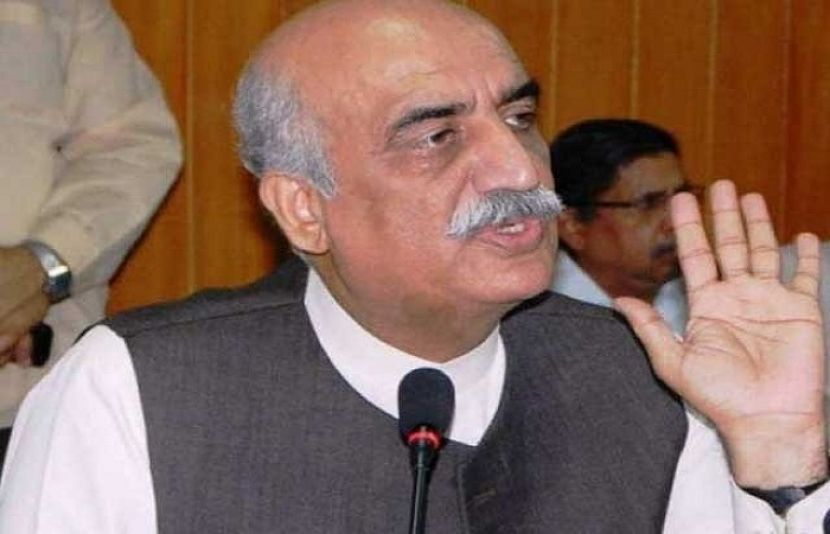 پاکستان پیپلز پارٹی کے رہنما خورشید شاہ 