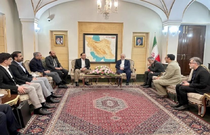 فیلڈ مارشل سید عاصم منیر ایرانی وزیر داخلہ سے ملاقات کر رہے ہیں