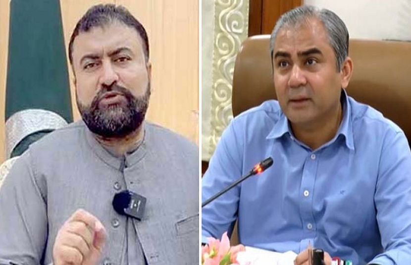 وفاقی وزیرِ داخلہ محسن نقوی اور وزیر اعلیٰ بلوچستان سرفراز بگٹی