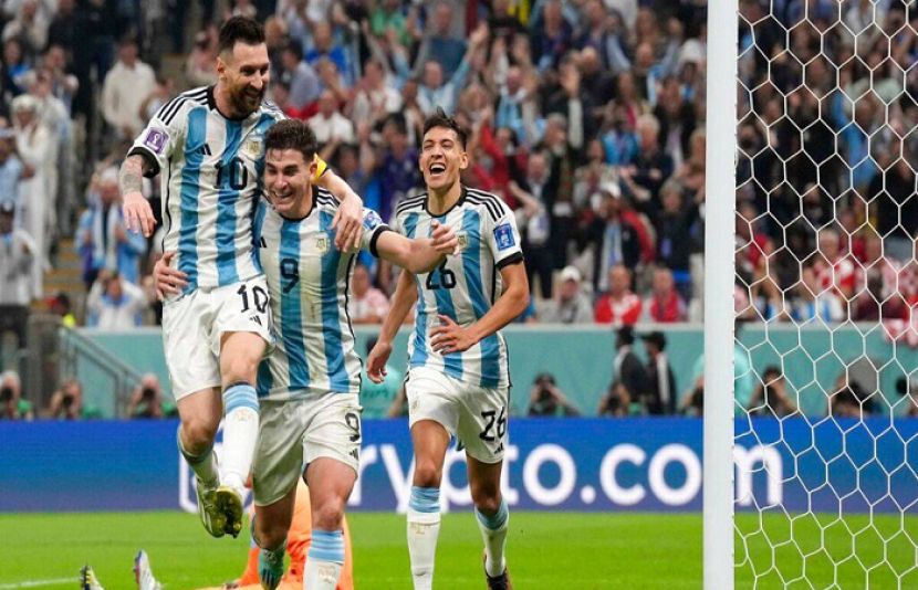 کروشیا کو شکست دے کر ارجنٹینا فائنل میں پہنچ گیا