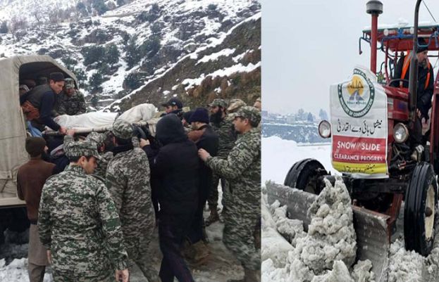 چترال میں برفانی تودہ گرنے سے ایک ہی خاندان کے 10 افراد جاں بحق