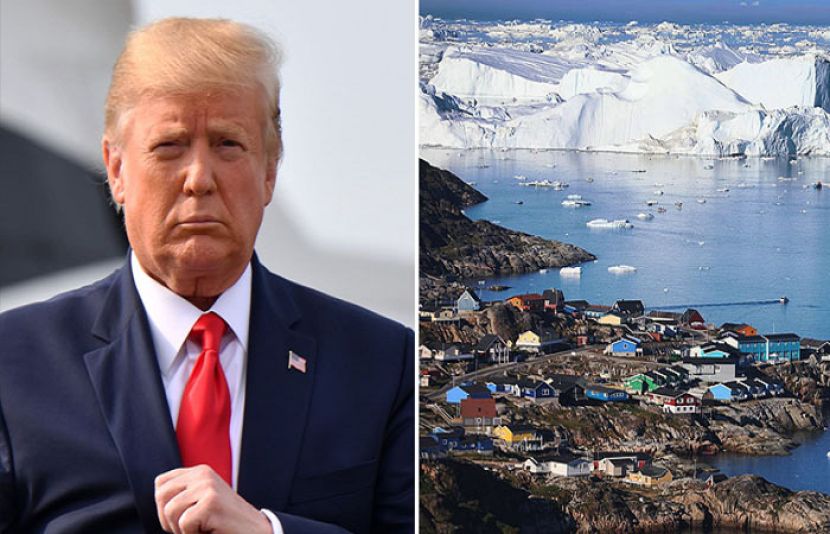 امریکی صدر ٹرمپ اور ان کی ٹیم نے گرین لینڈ حاصل کرنے کے آپشنز پر غور شروع کردیا