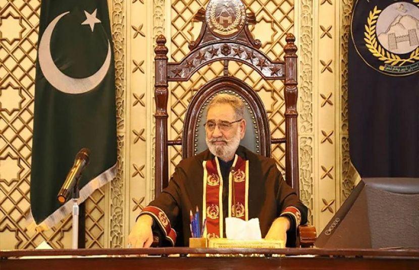 25 مخصوص نشستوں پرگورنر کا لیا گیا حلف غیرآئینی تھا، اسپیکرخیبرپختونخوا