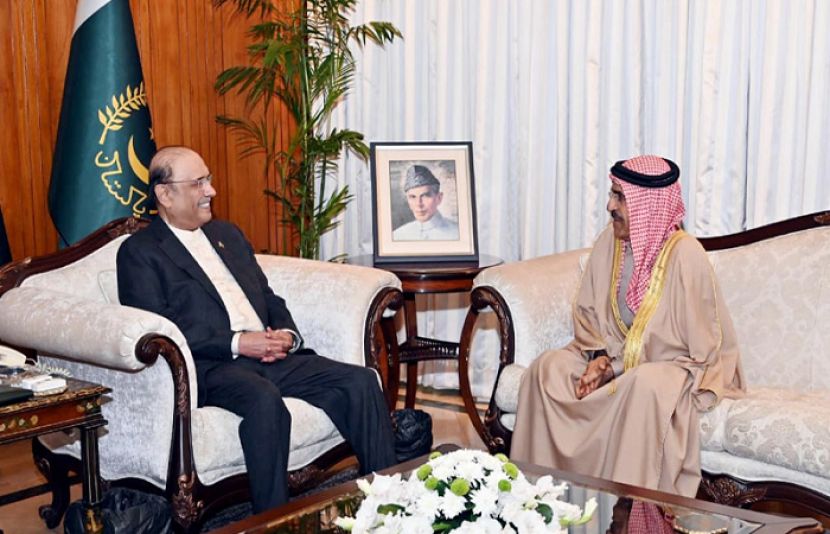 صد آصف زرداری سے بحرین کے سفیر کی ملاقات، دوطرفہ تعلقات پر تبادلہ خیال