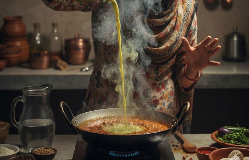 تیزاب ملا کھانا، خاتون کی بھول نے اہل خانہ کو ہسپتال پہنچا دیا