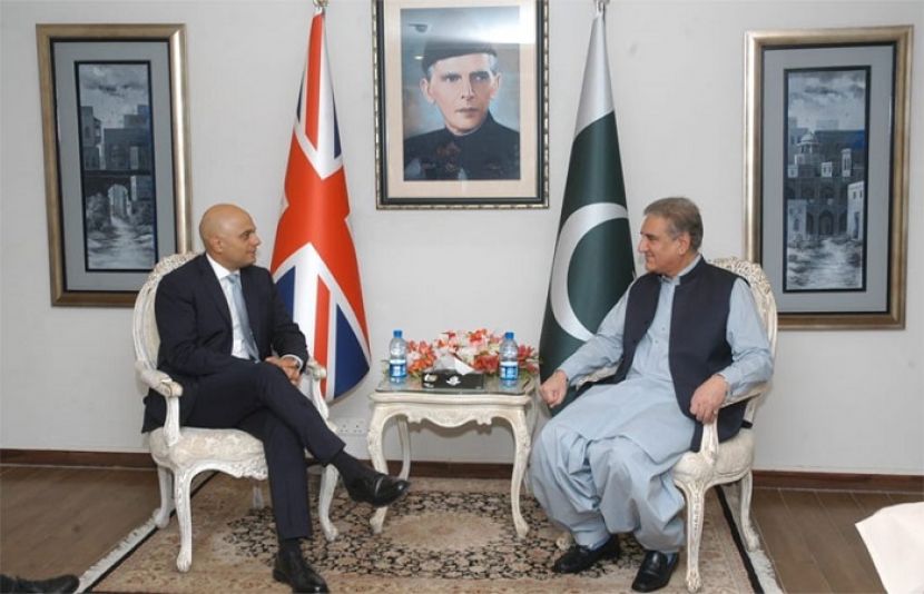 برطانوی سیکریٹری داخلہ کی شاہ محمود قریشی سے ملاقات