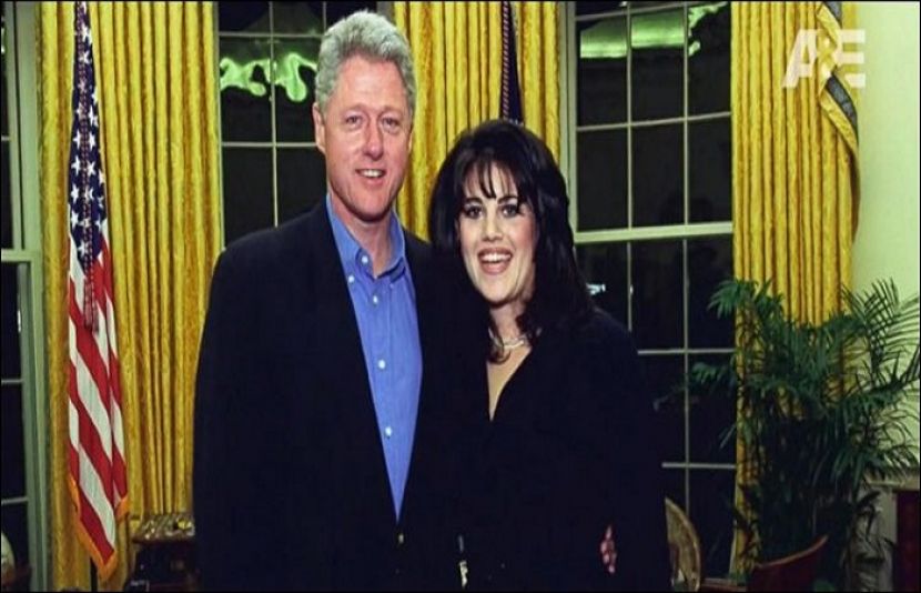 سابق امریکی صدر بل کلنٹن اور وائٹ ہاؤس کی انٹرنی ملازم مونیکا لیونسکی