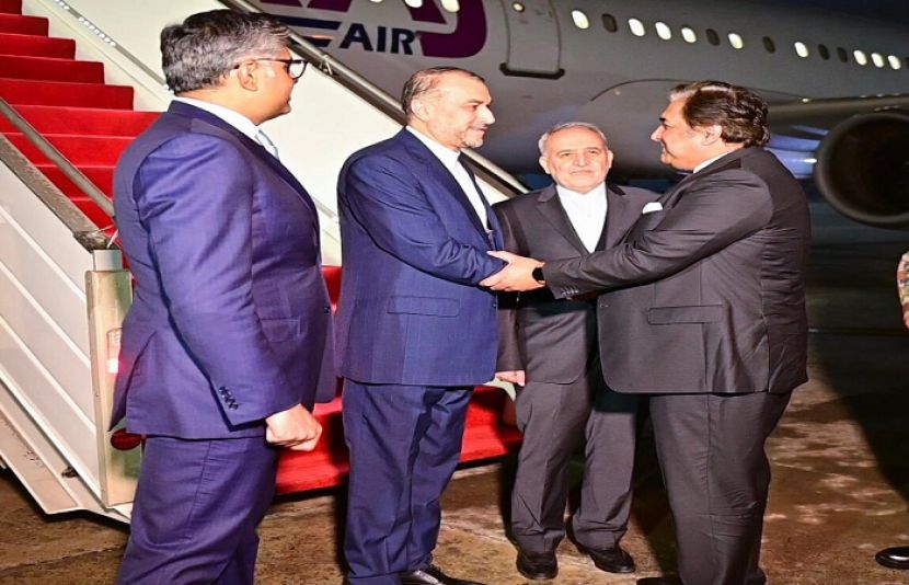 ایرانی وزیر خارجہ حسین امیر عبداللہیان ایک روزہ دورے پر اسلام آباد پہنچ گئے