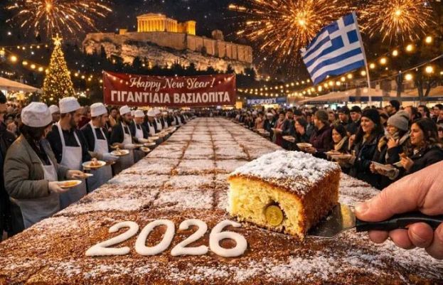 یونان میں نئے سال کی آمد کے موقع پر ایک منفرد، یادگار اور تاریخی تقریب منعقد کی گئی