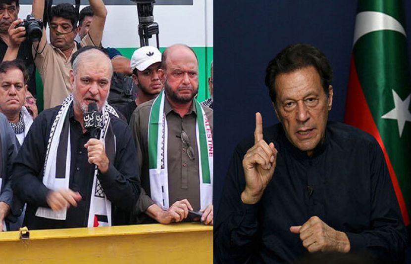 جماعتِ اسلامی کے امیر حافظ نعیم الرحمان کی جانب سے عمران خان کی غزہ میں اسرائیلی مظالم پر خاموشی پر تنقید