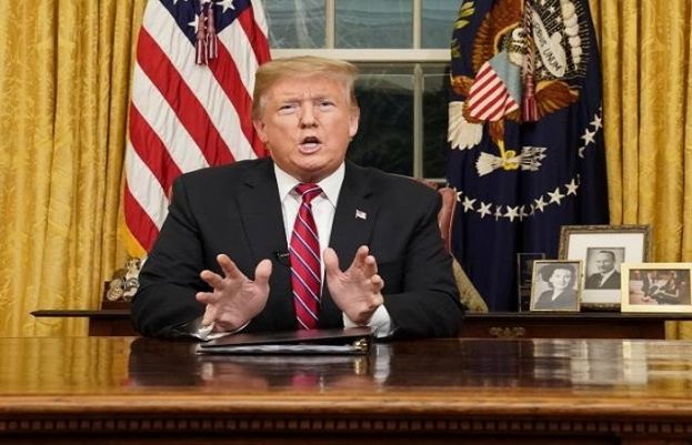 امریکی صدر ڈونلڈ ٹرمپ 