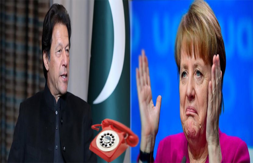 وزیراعظم عمران خان نے جرمن چانسلر انجیلا مرکل کو ٹیلی فون کر کے مقبوضہ وادی کی بدترین صورتحال سے آگاہ کیا