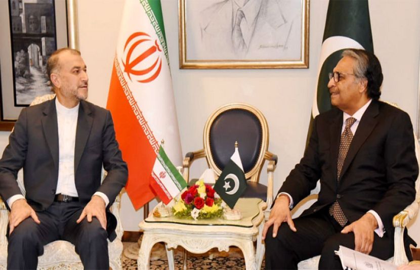 جلیل عباس جیلانی کی ایرانی وزیرخارجہ سے ملاقات