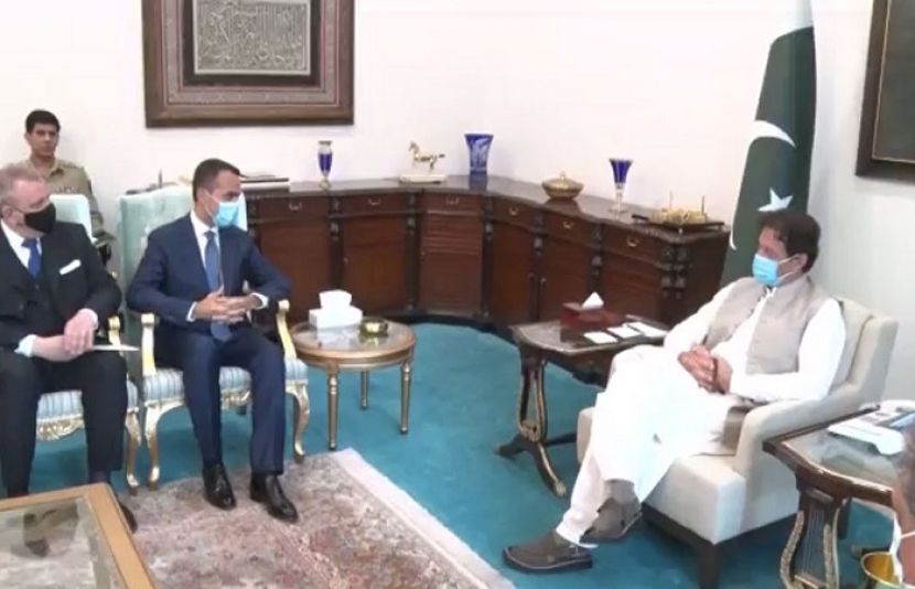 وزیراعظم سے اطالوی وزیرخارجہ کی ملاقات، باہمی تعلقات اور افغانستان کی صورتحال پر تبادلہ خیال