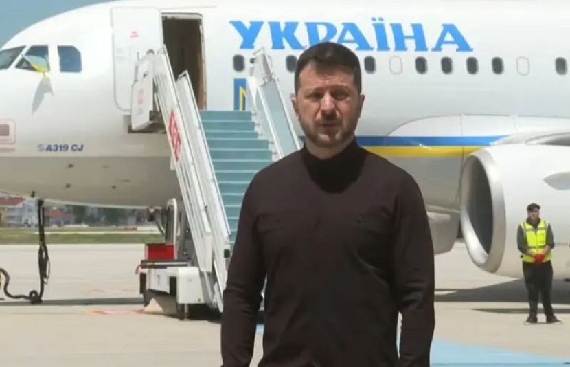 آئرلینڈ میں یوکرینی صدر ولادیمیر زیلنسکی کی فلائٹ کے قریب پانچ مشکوک ڈرونز کی پرواز کے بعد سیکیورٹی الرٹ جاری کر دیا گیا