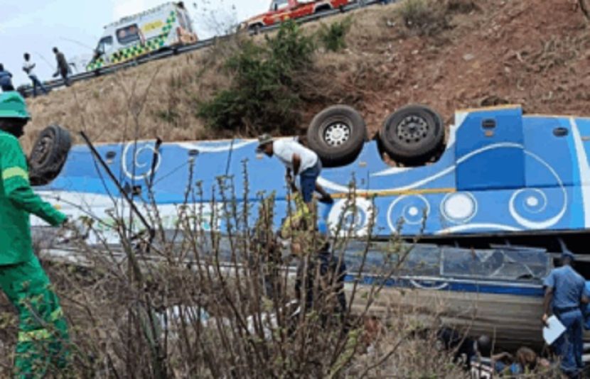 جنوبی افریقہ میں خوفناک بس حادثہ
