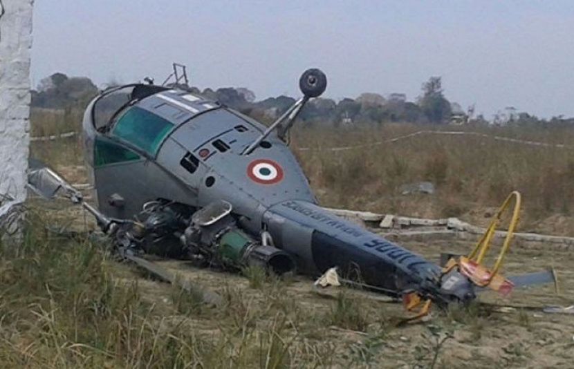 مقبوضہ کشمیر میں بھارتی فضائیہ کا ہیلی کاپٹر گر کر تباہ