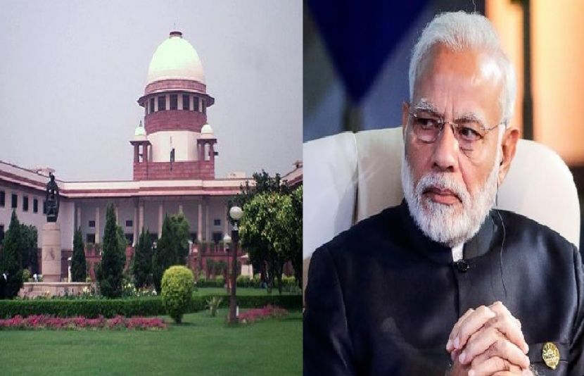 بھارتی وزیر اعظم نریندر مودی اور بھارتی سپریم کورٹ