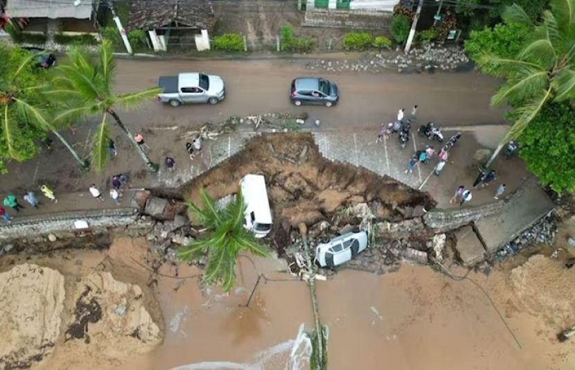 برازیل میں سیلاب اور لینڈ سلائیڈنگ سے 36 افراد ہلاک
