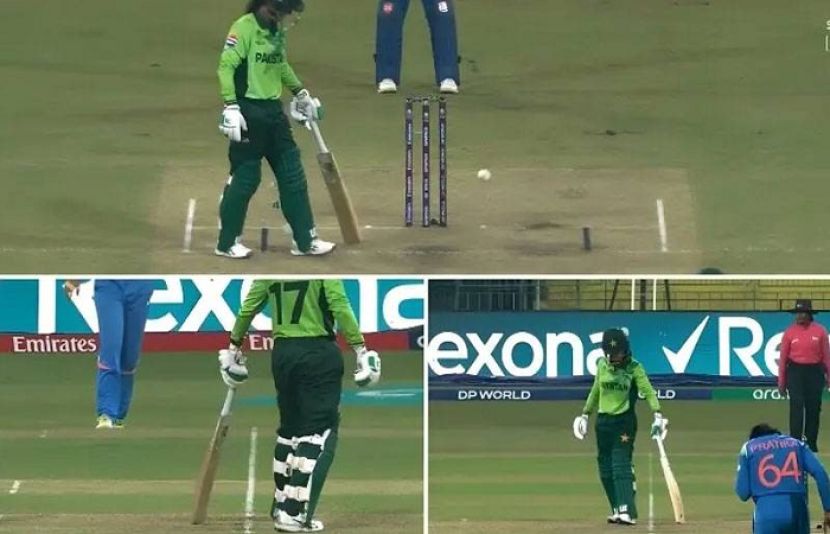 ویمنز ورلڈ کپ 2025 میں کھیلے گئے پاک بھارت میچ کے دوران ایک نیا تنازع سامنے آیا