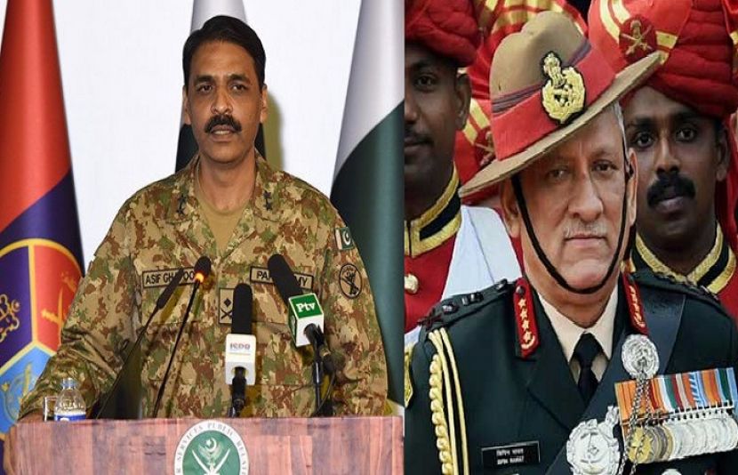 جنگ کیلئے تیار ہیں لیکن امن کے راستے پر چلیں گے، پاکستان کا بھارتی چیف کو جواب