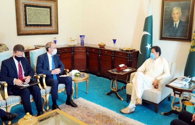 وزیرعظم عمران خان سے برطانوی وزیر خارجہ ملاقات کر رہے ہیں