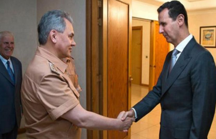 روس کے وزیر دفاع سرگئی شویگو نے شام کے صدر بشار الاسد سے ملاقات کی 