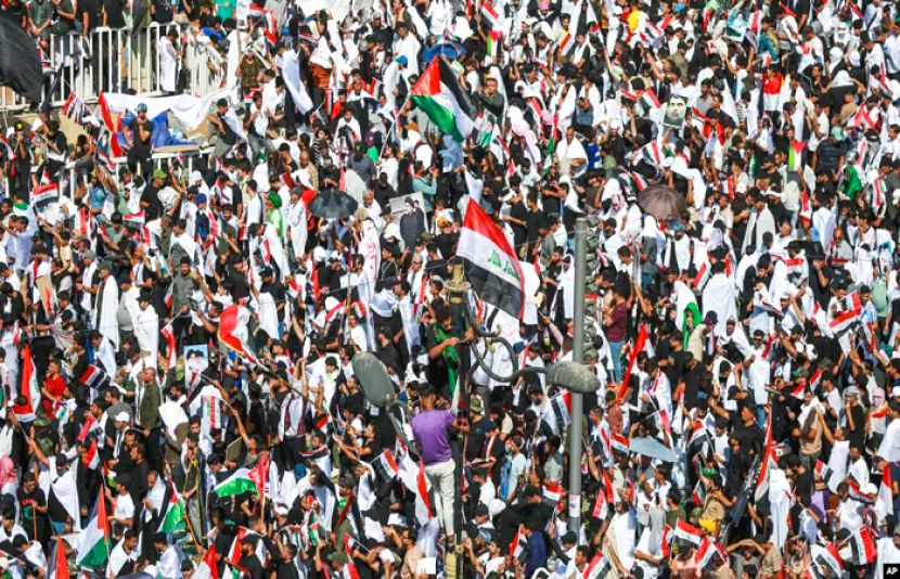 غزہ میں اسرائیلی مظالم کے خلاف دنیا بھر میں احتجاجی مظاہروں کا سلسلہ جاری ہے۔