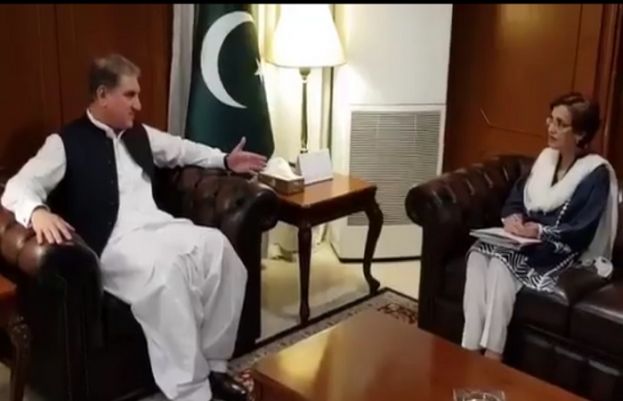 شاہ محمود اور تہمینہ جنجوعہ کی کشمیر کی سنگین صورتحال پر گفتگو