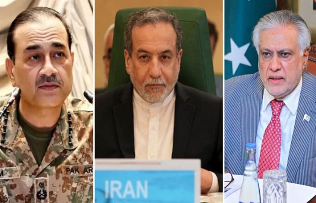 وزیرِ خارجہ عباس عراقچی نے جمعے کے روز پاکستان کے نائب وزیرِاعظم اور وزیر خارجہ اسحاق ڈار اور چیف آف ڈیفنس فورسز فیلڈ مارشل عاصم منیر سے الگ الگ ٹیلیفونک رابطے کیے ہیں