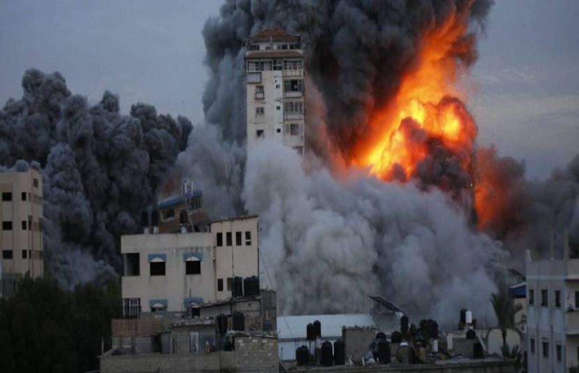 اسرائیل کی غزہ پر وحشیانہ بمباری جاری ، 24 گھنٹوں کے دوران 100 سے زائد فلسطینی شہید