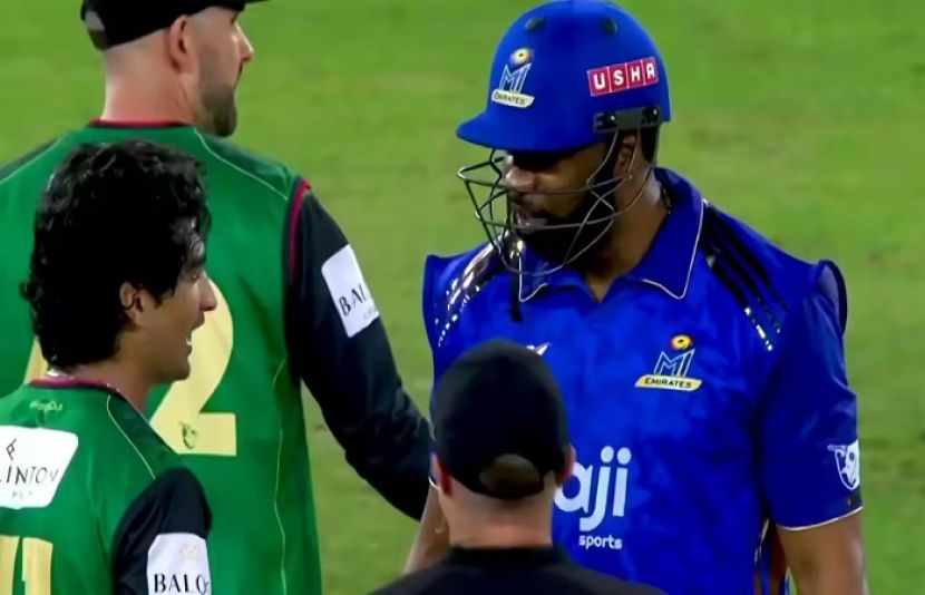 کیرون پولارڈ اور نسیم شاہ کی لفظی گولا باری