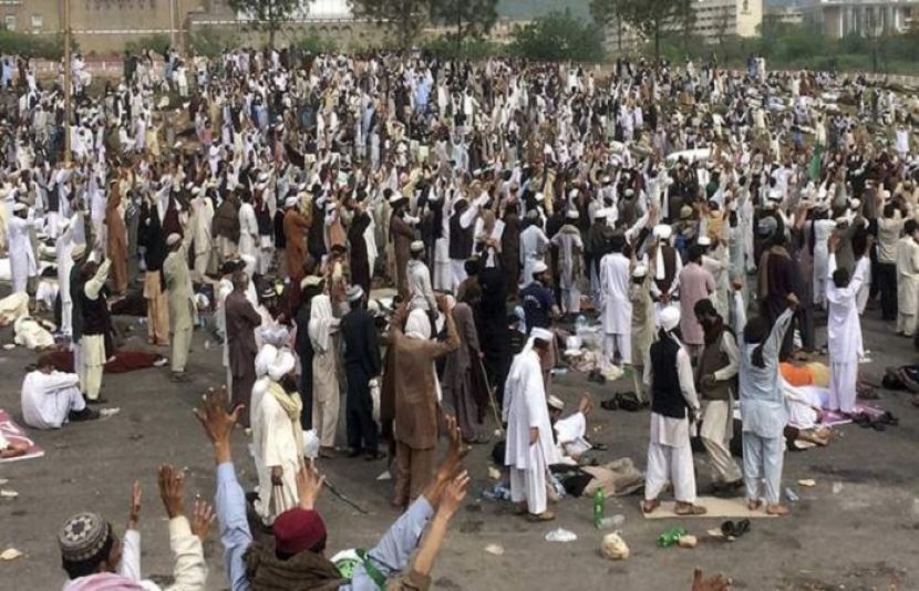 اسلام آباد: دھرنے والوں کو ضلعی انتظامیہ کی جانب سے دی گئی ڈیڈ لائن ختم