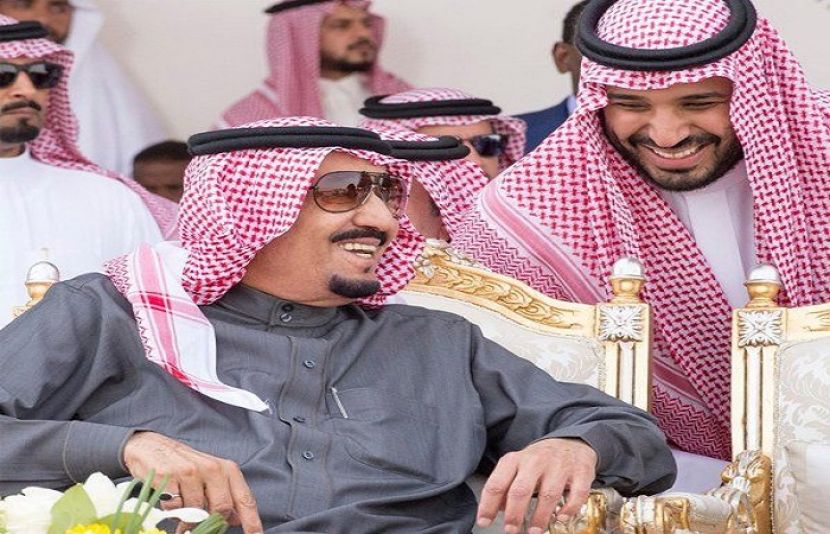 سعودی فرمانرواں شاہ سلمان اور ولی عہد محمد بن سلمان