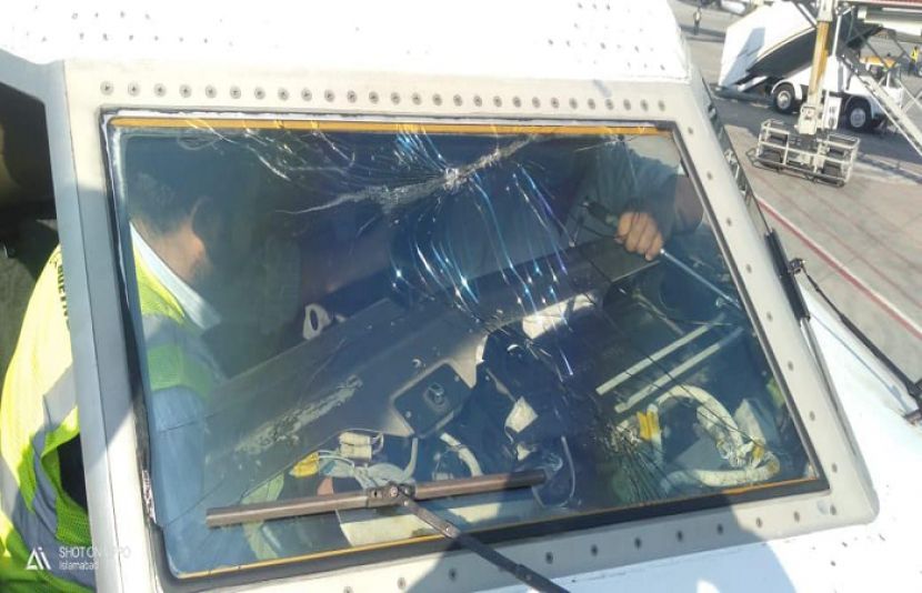 سیرین ائیر لائن کا طیارہ دوران  پرواز حادثے سے بال بال بچ گئی