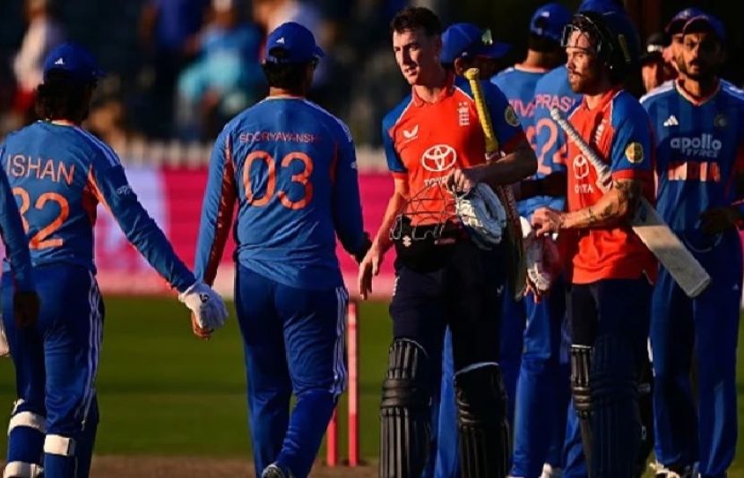 انگلینڈ نے بھارت کے خلاف ٹی ٹوئنٹی کرکٹ کی تاریخ میں پہلی مرتبہ سیریز اپنے نام کرلی