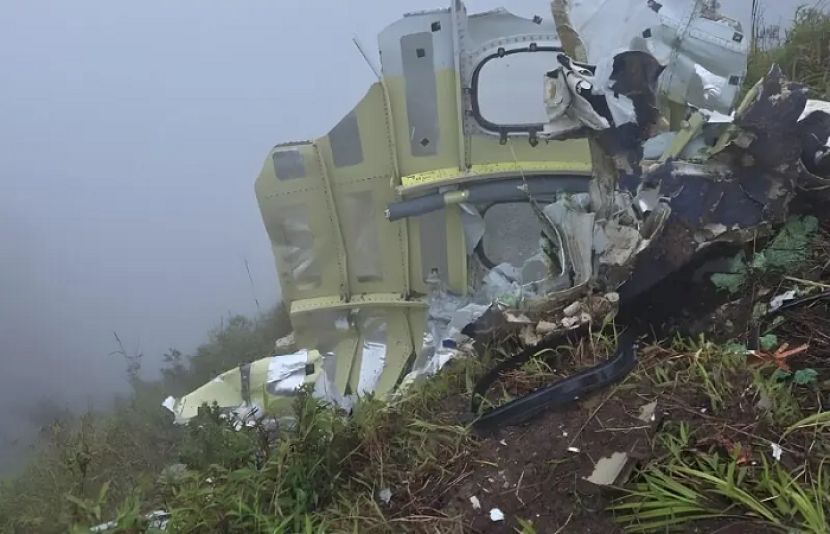 مسافر طیارہ پرواز کے دوران گر گیا