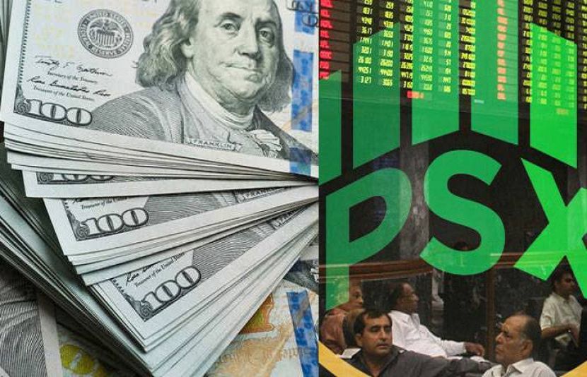 مارکیٹ کے مثبت رجحان سے ڈالر کی قیمت میں کمی دیکھی گئی