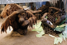 فرانس: چاکلیٹ سے بنا درخت تیار