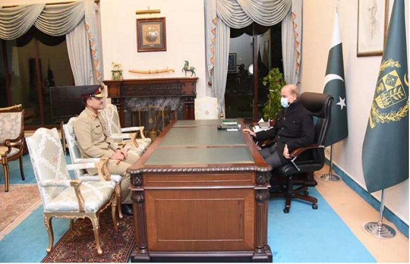 وزیراعظم سے نئے آرمی چیف جنرل عاصم منیرکی ملاقات